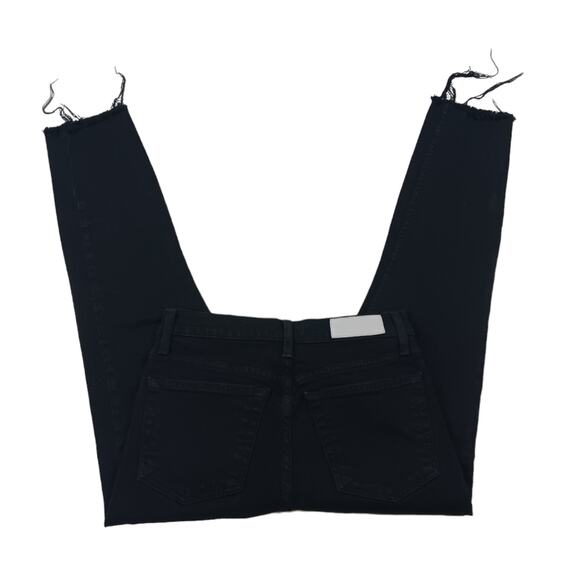 J1081 EUC $265 RE/DONE High Rise Raw Hem Jeans size 27 - Picture 3 of 9